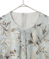 PYKGE02360 CHRISTIAN AUJARD(小さいサイズ)(メゾン ドゥ サンク) ［セットアップ対応］フラワープリントシアーカットソー グリーン