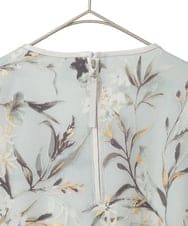 PYKGE02360 CHRISTIAN AUJARD(小さいサイズ)(メゾン ドゥ サンク) ［セットアップ対応］フラワープリントシアーカットソー グリーン