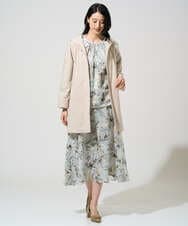 PYKGE02360 CHRISTIAN AUJARD(小さいサイズ)(メゾン ドゥ サンク) ［セットアップ対応］フラワープリントシアーカットソー グリーン