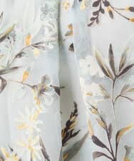 PYKGE02360 CHRISTIAN AUJARD(小さいサイズ)(メゾン ドゥ サンク) ［セットアップ対応］フラワープリントシアーカットソー グリーン