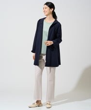 PYKGE12200 CHRISTIAN AUJARD(小さいサイズ)(メゾン ドゥ サンク) フラワー刺繍カットソー ネイビー