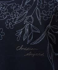 PYKGE12200 CHRISTIAN AUJARD(小さいサイズ)(メゾン ドゥ サンク) フラワー刺繍カットソー ネイビー