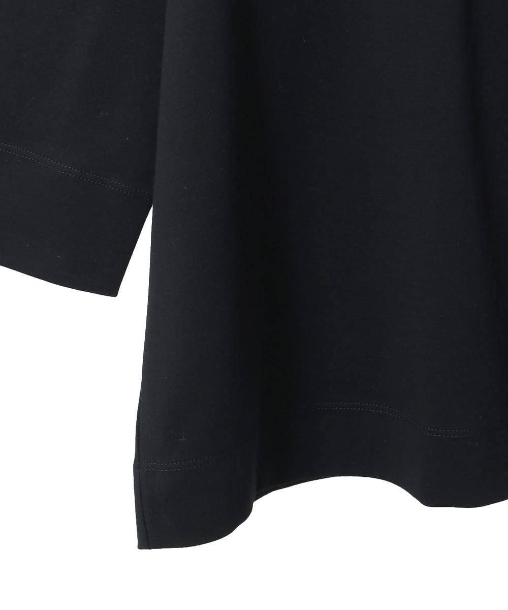 PYKGE12200 CHRISTIAN AUJARD(小さいサイズ)(メゾン ドゥ サンク) フラワー刺繍カットソー ネイビー