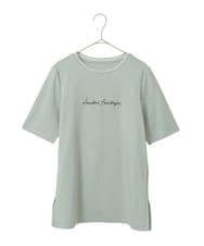 PYKGE13230 CHRISTIAN AUJARD(小さいサイズ)(メゾン ドゥ サンク) ビジューロゴカットソー グリーン