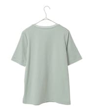 PYKGE13230 CHRISTIAN AUJARD(小さいサイズ)(メゾン ドゥ サンク) ビジューロゴカットソー グリーン