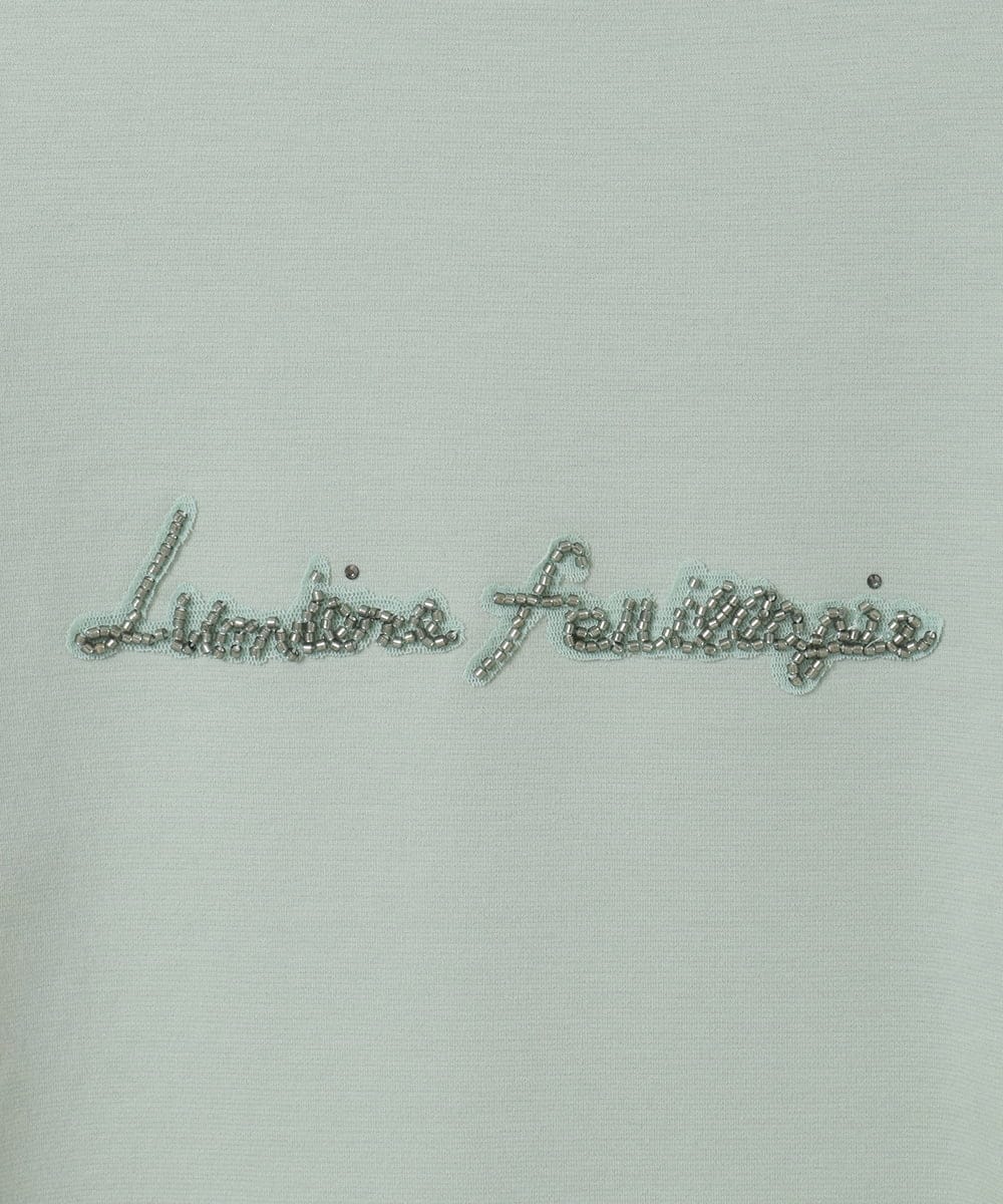 PYKGE13230 CHRISTIAN AUJARD(小さいサイズ)(メゾン ドゥ サンク) ビジューロゴカットソー グリーン