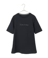 PYKGE13230 CHRISTIAN AUJARD(小さいサイズ)(メゾン ドゥ サンク) ビジューロゴカットソー グリーン