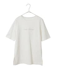 PYKGE13230 CHRISTIAN AUJARD(小さいサイズ)(メゾン ドゥ サンク) ビジューロゴカットソー グリーン