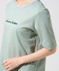 PYKGE13230 CHRISTIAN AUJARD(小さいサイズ)(メゾン ドゥ サンク) ビジューロゴカットソー グリーン