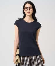 PYKGF21140 CHRISTIAN AUJARD(小さいサイズ)(メゾン ドゥ サンク) フレンチスリーブリブカットソー ライトグレー