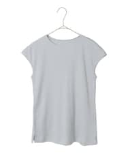 PYKGF21140 CHRISTIAN AUJARD(小さいサイズ)(メゾン ドゥ サンク) フレンチスリーブリブカットソー ライトグレー