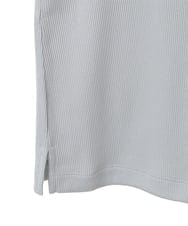 PYKGF21140 CHRISTIAN AUJARD(小さいサイズ)(メゾン ドゥ サンク) フレンチスリーブリブカットソー ライトグレー