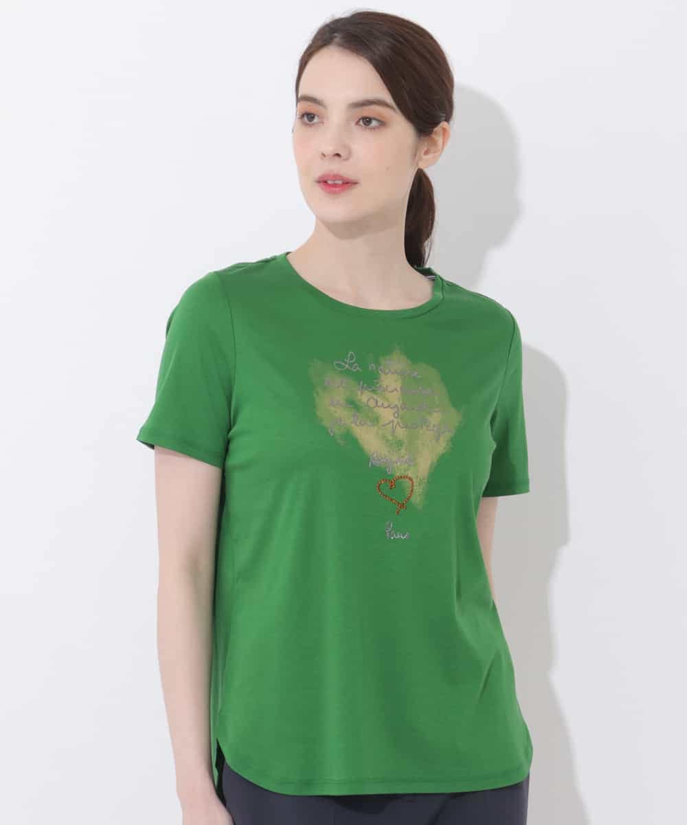 Christian Aujard 小さいサイズ メゾン ドゥ サンク 洗える オーガニックコットンtシャツ ハート イトキンオンラインストア Christian Aujard 小さいサイズ メゾン ドゥ サンク 洗える オーガニックコットンtシャツ ハート イトキンオンラインストア