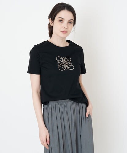 PYKGU67170  箔モチーフTシャツ