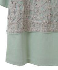 PYKGV55290 CHRISTIAN AUJARD(小さいサイズ)(メゾン ドゥ サンク) オーガニック刺繍デザインTシャツ ホワイト