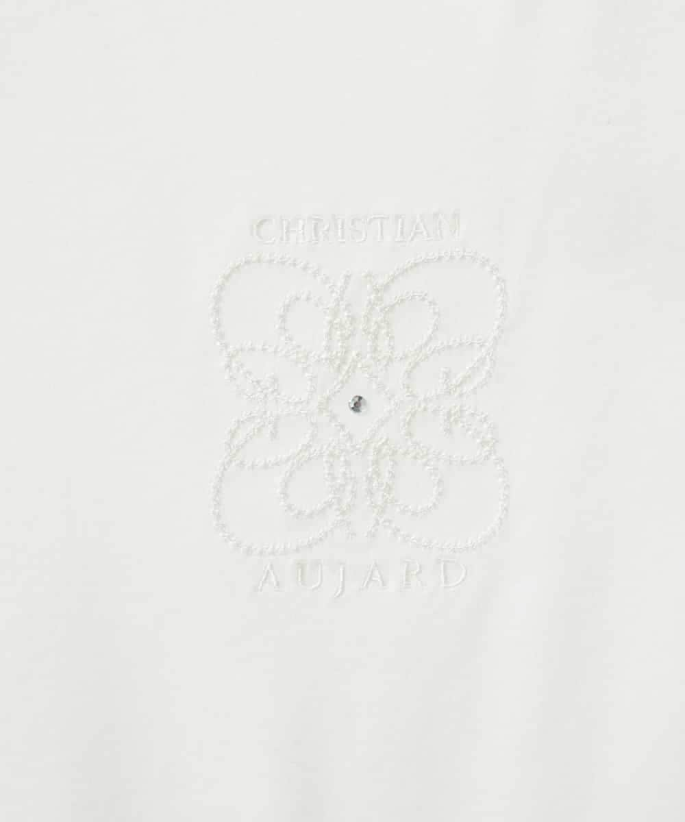 PYKHB32200 CHRISTIAN AUJARD(小さいサイズ)(メゾン ドゥ サンク) オリジナルモチーフTシャツ ホワイト