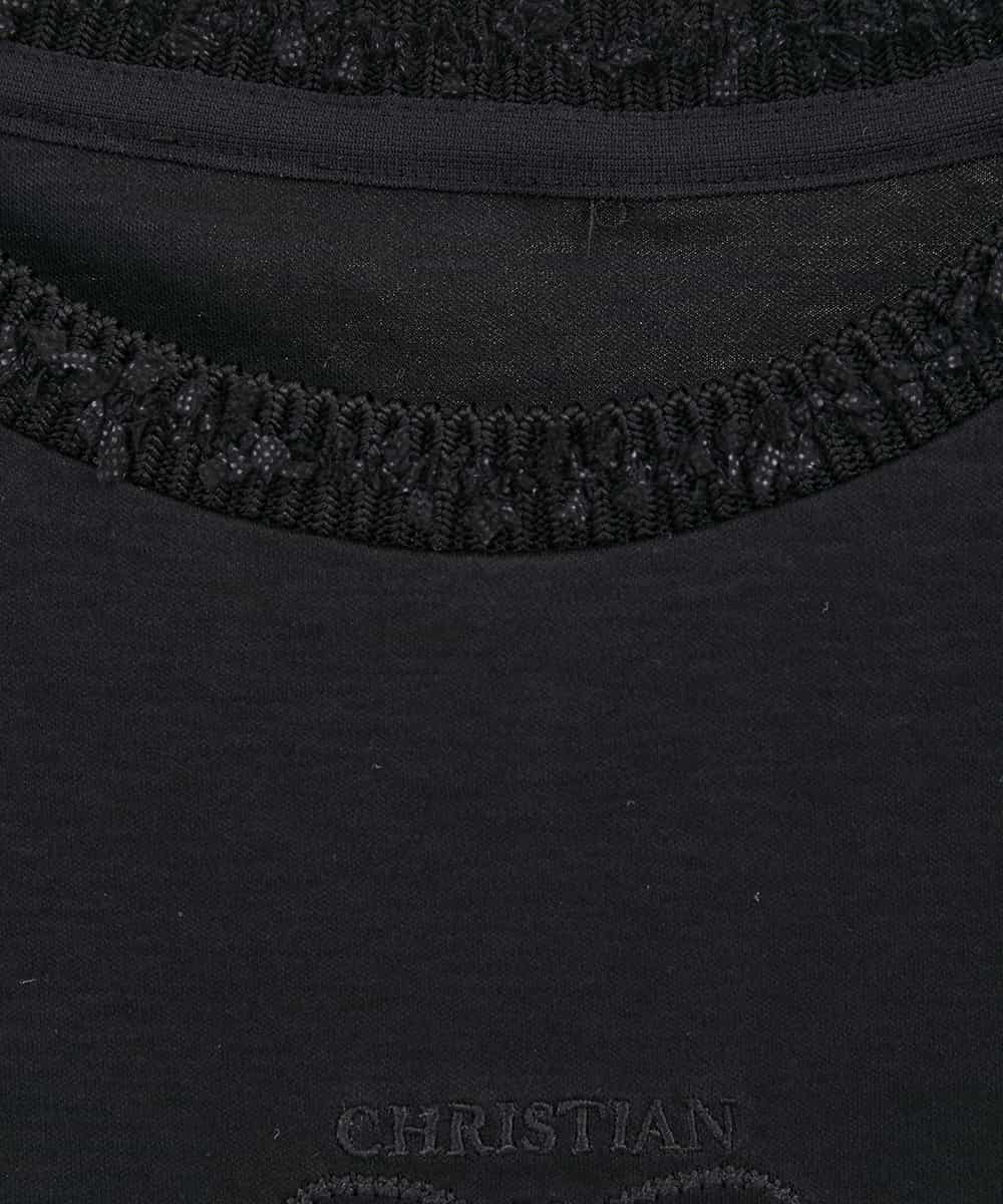 PYKHB32200 CHRISTIAN AUJARD(小さいサイズ)(メゾン ドゥ サンク) オリジナルモチーフTシャツ ホワイト