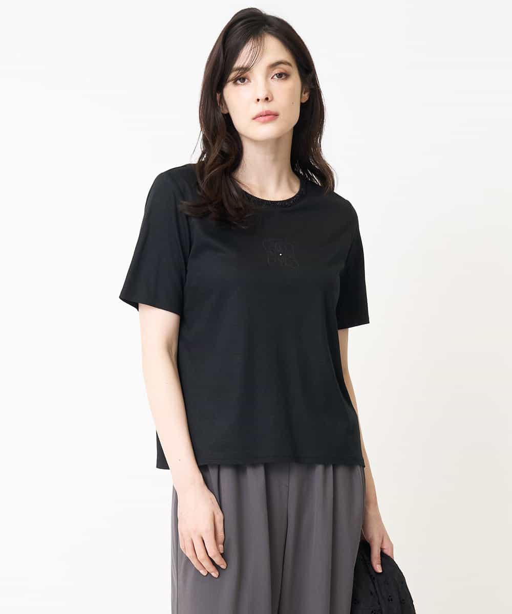 PYKHB32200 CHRISTIAN AUJARD(小さいサイズ)(メゾン ドゥ サンク) オリジナ ルモチーフTシャツ ホワイト