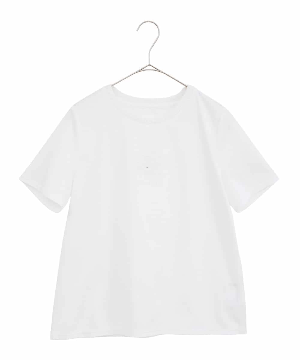 PYKHB32200 CHRISTIAN AUJARD(小さいサイズ)(メゾン ドゥ サンク) オリジナ ルモチーフTシャツ ホワイト
