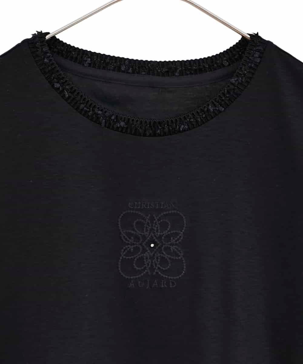 PYKHB32200 CHRISTIAN AUJARD(小さいサイズ)(メゾン ドゥ サンク) オリジナ ルモチーフTシャツ ホワイト