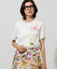 PYKHD05180 CHRISTIAN AUJARD(小さいサイズ)(メゾン ドゥ サンク) アートプリントTシャツ ライトグレー
