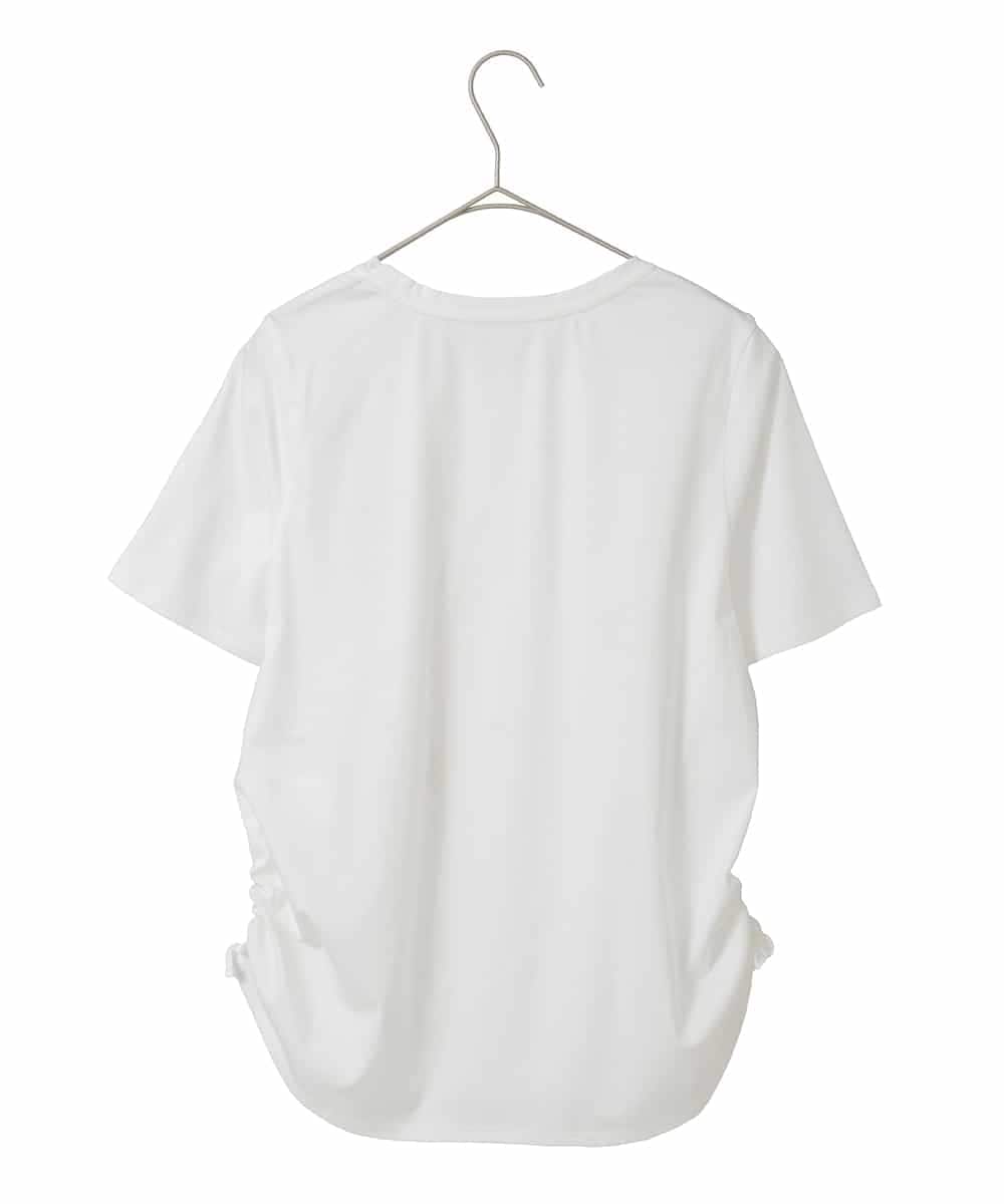 PYKHD05180 CHRISTIAN AUJARD(小さいサイズ)(メゾン ドゥ サンク) アートプリントTシャツ ホワイト