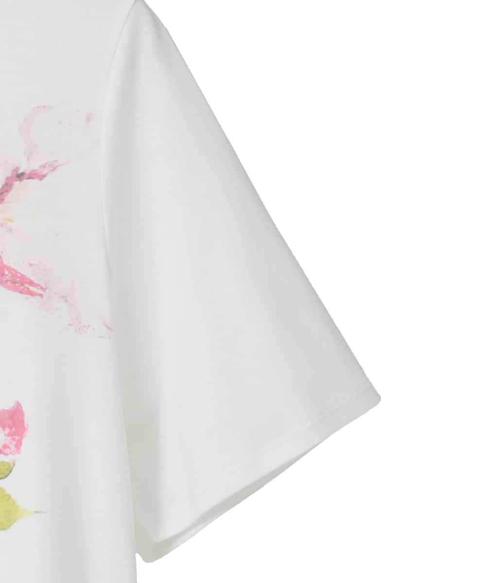 PYKHD05180 CHRISTIAN AUJARD(小さいサイズ)(メゾン ドゥ サンク) アートプリントTシャツ ホワイト