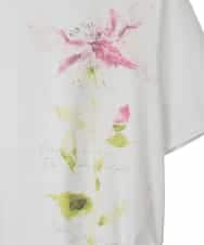 PYKHD05180 CHRISTIAN AUJARD(小さいサイズ)(メゾン ドゥ サンク) アートプリントTシャツ ホワイト