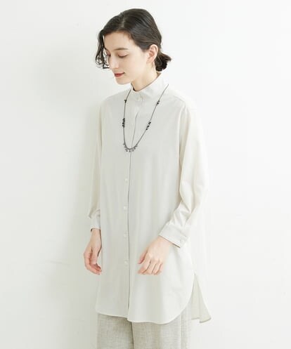 PYKHT24330 CHRISTIAN AUJARD(小さいサイズ) バックスリットロングトップス