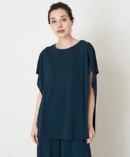 PYKJP38260 CHRISTIAN AUJARD(小さいサイズ)(メゾン ドゥ サンク) ドレープジャージープルオーバー ブルーグリーン