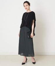 PYKJP38260 CHRISTIAN AUJARD(小さいサイズ)(メゾン ドゥ サンク) ドレープジャージープルオーバー ブルーグリーン