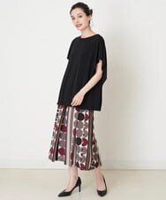 PYKJP38260 CHRISTIAN AUJARD(小さいサイズ)(メゾン ドゥ サンク) ドレープジャージープルオーバー ブルーグリーン