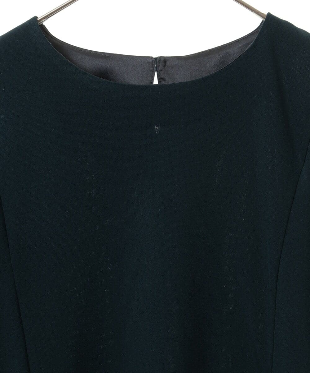 PYKJP38260 CHRISTIAN AUJARD(小さいサイズ)(メゾン ドゥ サンク) ドレープジャージープルオーバー ブルーグリーン
