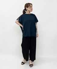 PYKJP38260 CHRISTIAN AUJARD(小さいサイズ)(メゾン ドゥ サンク) ドレープジャージープルオーバー ブルーグリーン