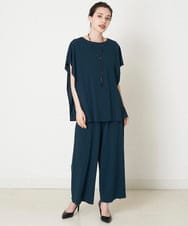 PYKJP38260 CHRISTIAN AUJARD(小さいサイズ)(メゾン ドゥ サンク) ドレープジャージープルオーバー ブルーグリーン