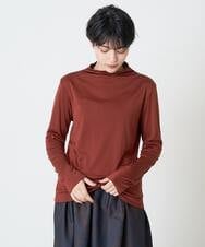 PYKJP69270 CHRISTIAN AUJARD(小さいサイズ)(メゾン ドゥ サンク) リバーシブルシルク天竺カットソー グリーン