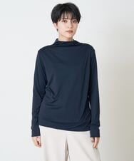 PYKJP69270 CHRISTIAN AUJARD(小さいサイズ)(メゾン ドゥ サンク) リバーシブルシルク天竺カットソー グリーン