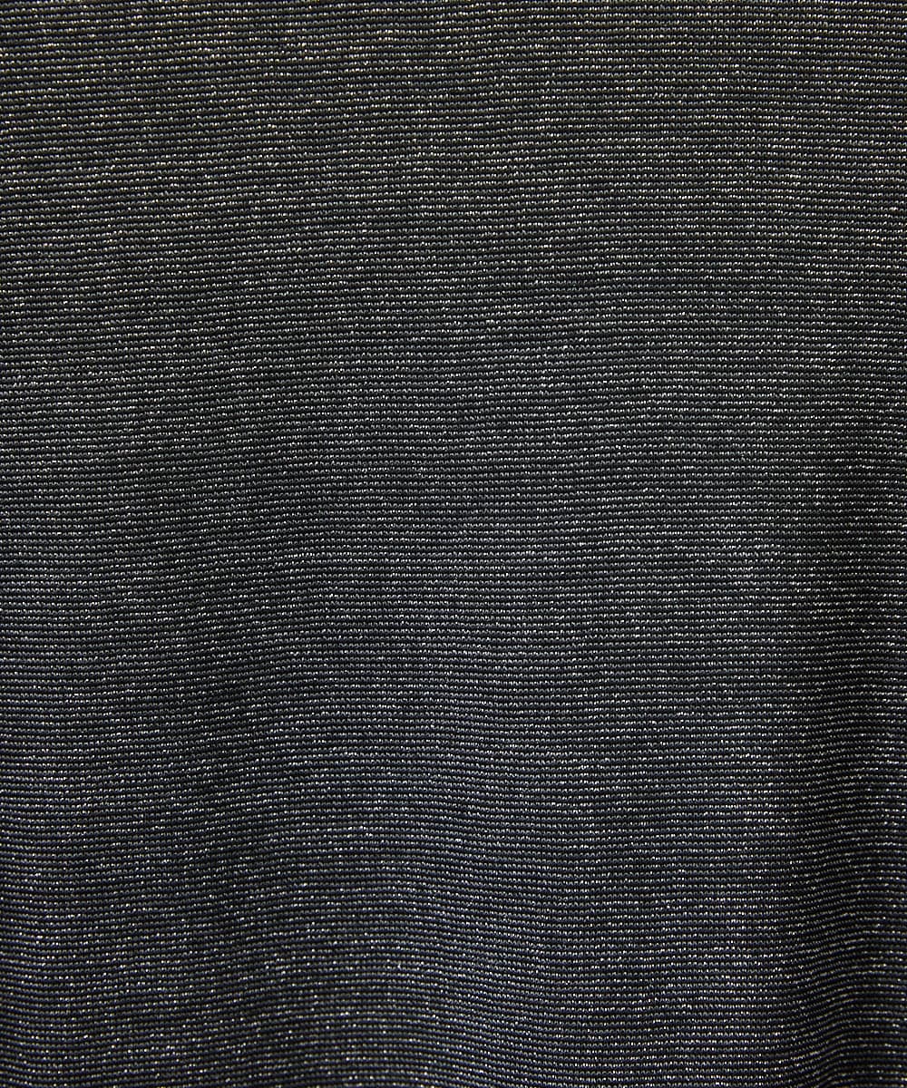 PYKJX10130 CHRISTIAN AUJARD(小さいサイズ)(メゾン ドゥ サンク) ラメベーシックカットソー ブラック系