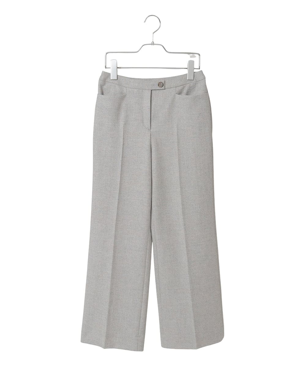 PYLAD21340 CHRISTIAN AUJARD(小さいサイズ)(メゾン ドゥ サンク) ミックスツイードパンツ ライトグレー系