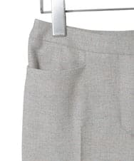 PYLAD21340 CHRISTIAN AUJARD(小さいサイズ)(メゾン ドゥ サンク) ミックスツイードパンツ ライトグレー系