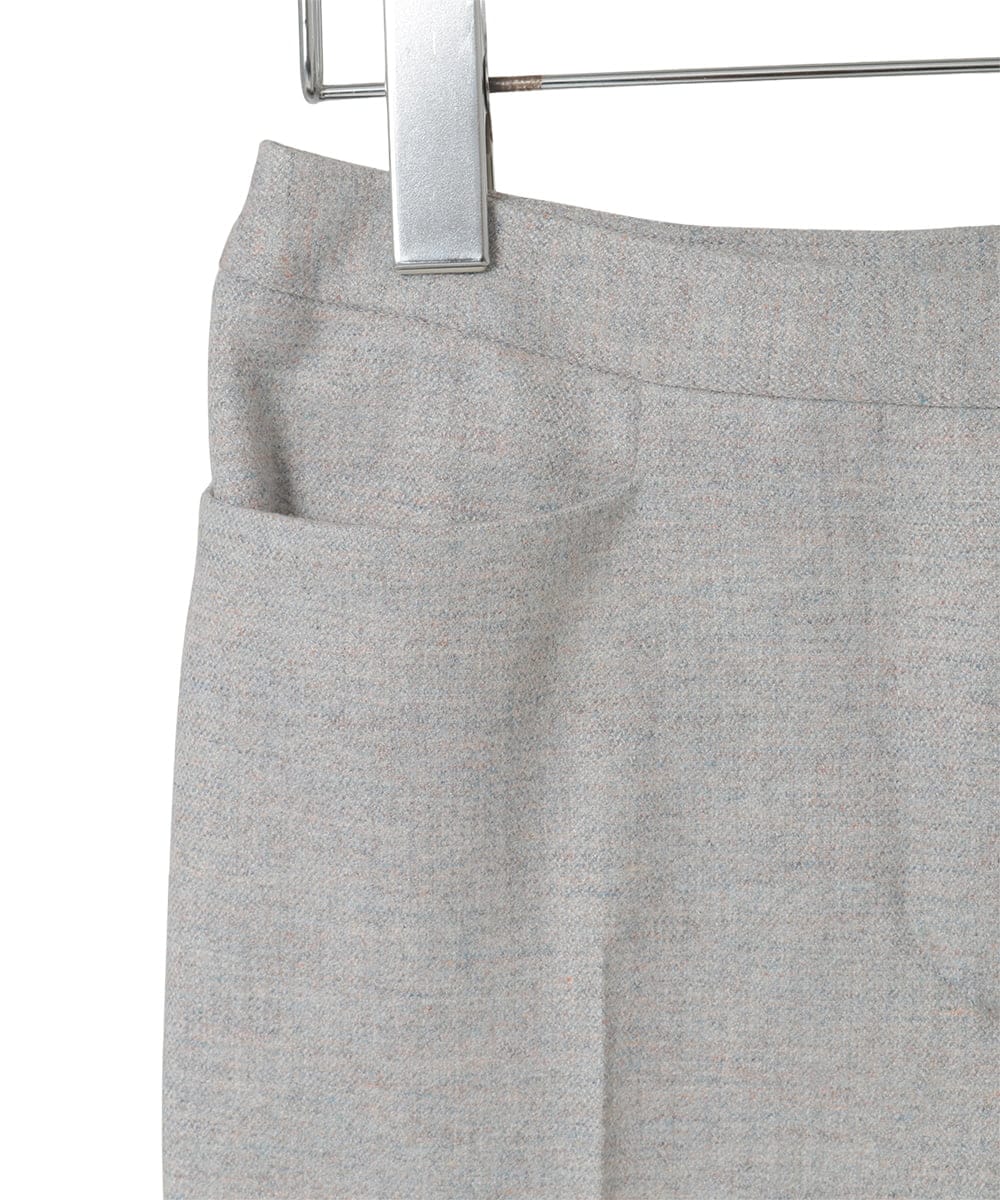 PYLAD21340 CHRISTIAN AUJARD(小さいサイズ)(メゾン ドゥ サンク) ミックスツイードパンツ ライトグレー系