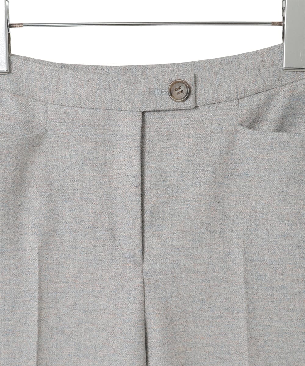 PYLAD21340 CHRISTIAN AUJARD(小さいサイズ)(メゾン ドゥ サンク) ミックスツイードパンツ ライトグレー系