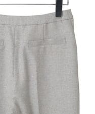 PYLAD21340 CHRISTIAN AUJARD(小さいサイズ)(メゾン ドゥ サンク) ミックスツイードパンツ ライトグレー系