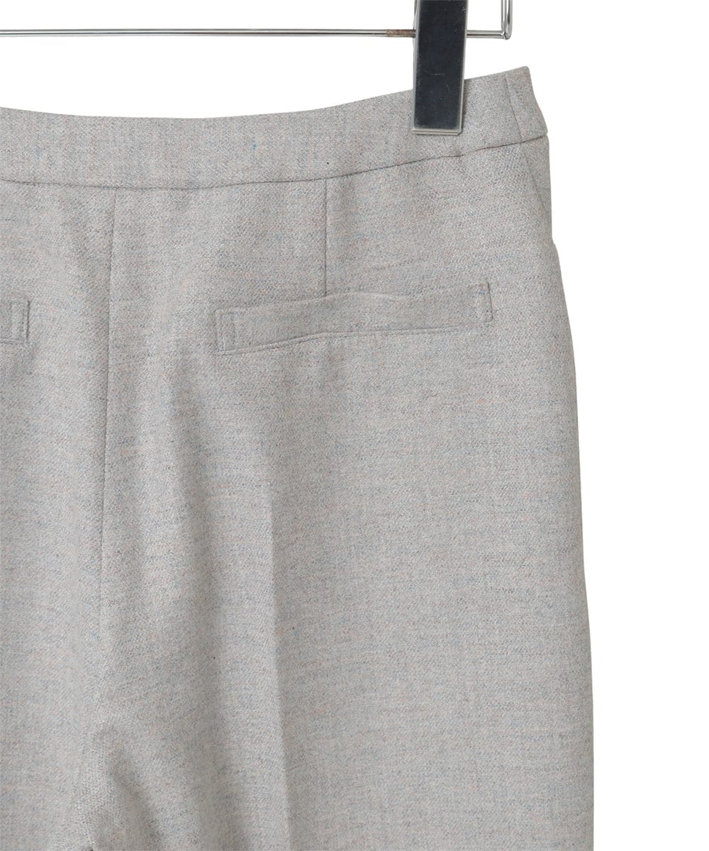 PYLAD21340 CHRISTIAN AUJARD(小さいサイズ)(メゾン ドゥ サンク) ミックスツイードパンツ ライトグレー系