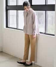 PYLAD38270 CHRISTIAN AUJARD(小さいサイズ)(メゾン ドゥ サンク) 裏起毛ステックパンツ ライトブラウン