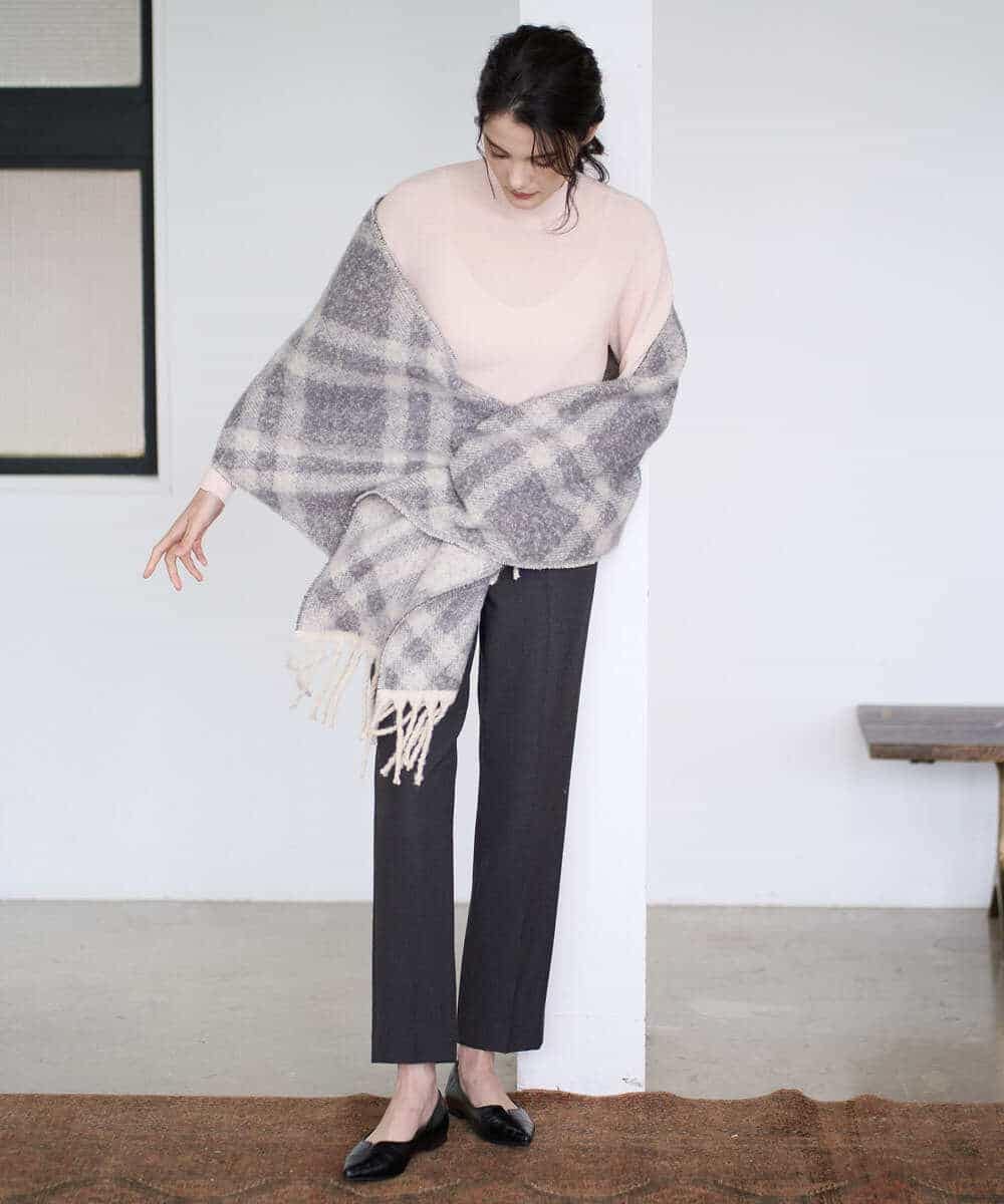 PYLAD38270 CHRISTIAN AUJARD(小さいサイズ)(メゾン ドゥ サンク) 裏起毛ステックパンツ ライトブラウン