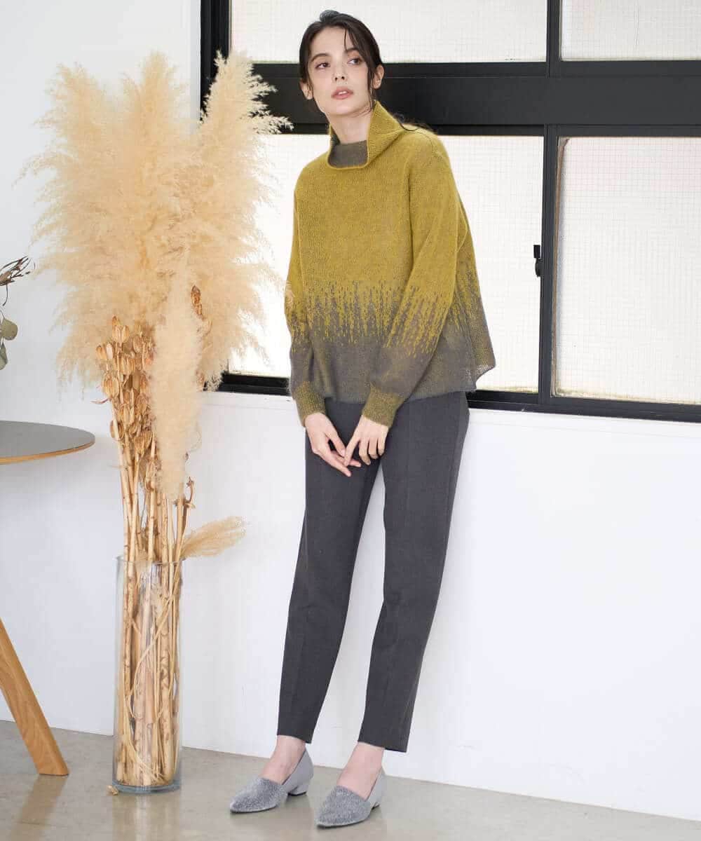 PYLAD38270 CHRISTIAN AUJARD(小さいサイズ)(メゾン ドゥ サンク) 裏起毛ステックパンツ ライトブラウン