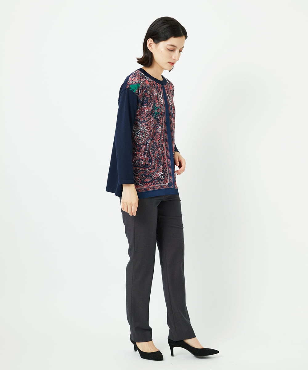 PYLAE08240 CHRISTIAN AUJARD(小さいサイズ)(メゾン ドゥ サンク) ベーシック美脚パンツ ベージュ