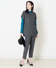PYLAS23250 CHRISTIAN AUJARD(小さいサイズ)(メゾン ドゥ サンク) 2WAYストレッチスティックパンツ グレー