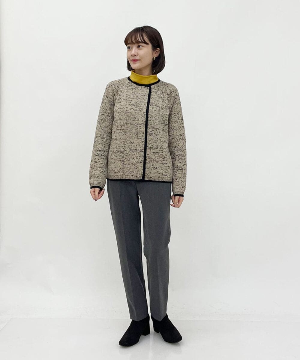 PYLAS23250 CHRISTIAN AUJARD(小さいサイズ)(メゾン ドゥ サンク) 2WAYストレッチスティックパンツ グレー